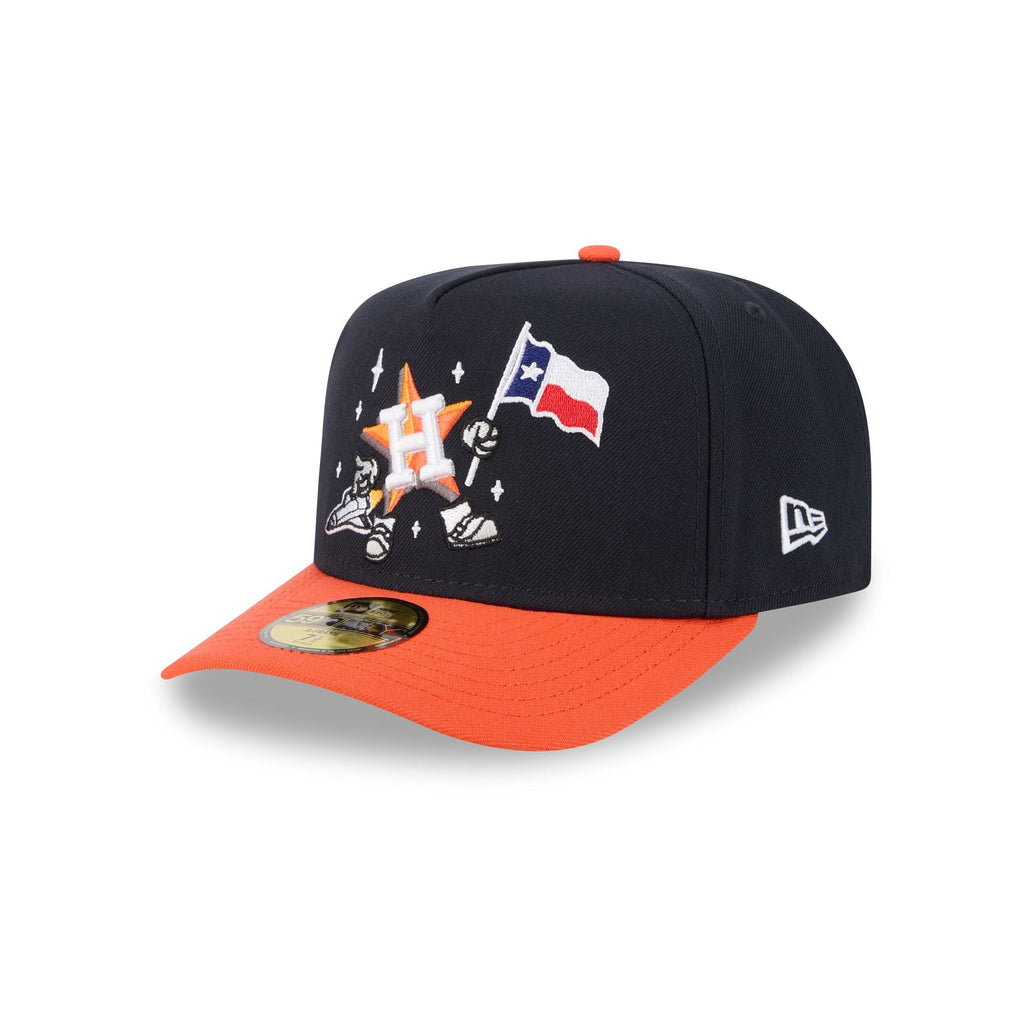 Houston Astros Cartoon 59FIFTY A-Frame Fitted Hat