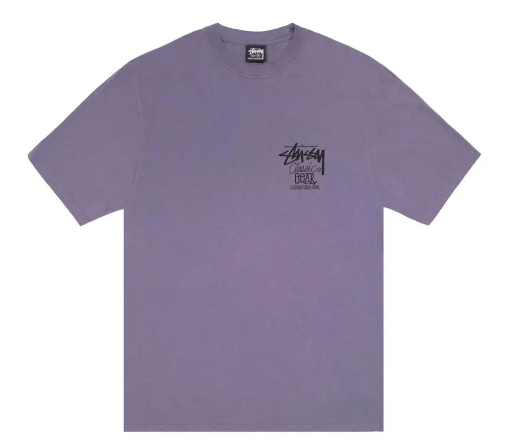 Stussy Classic Gear Pigment Dyed Grape Tee