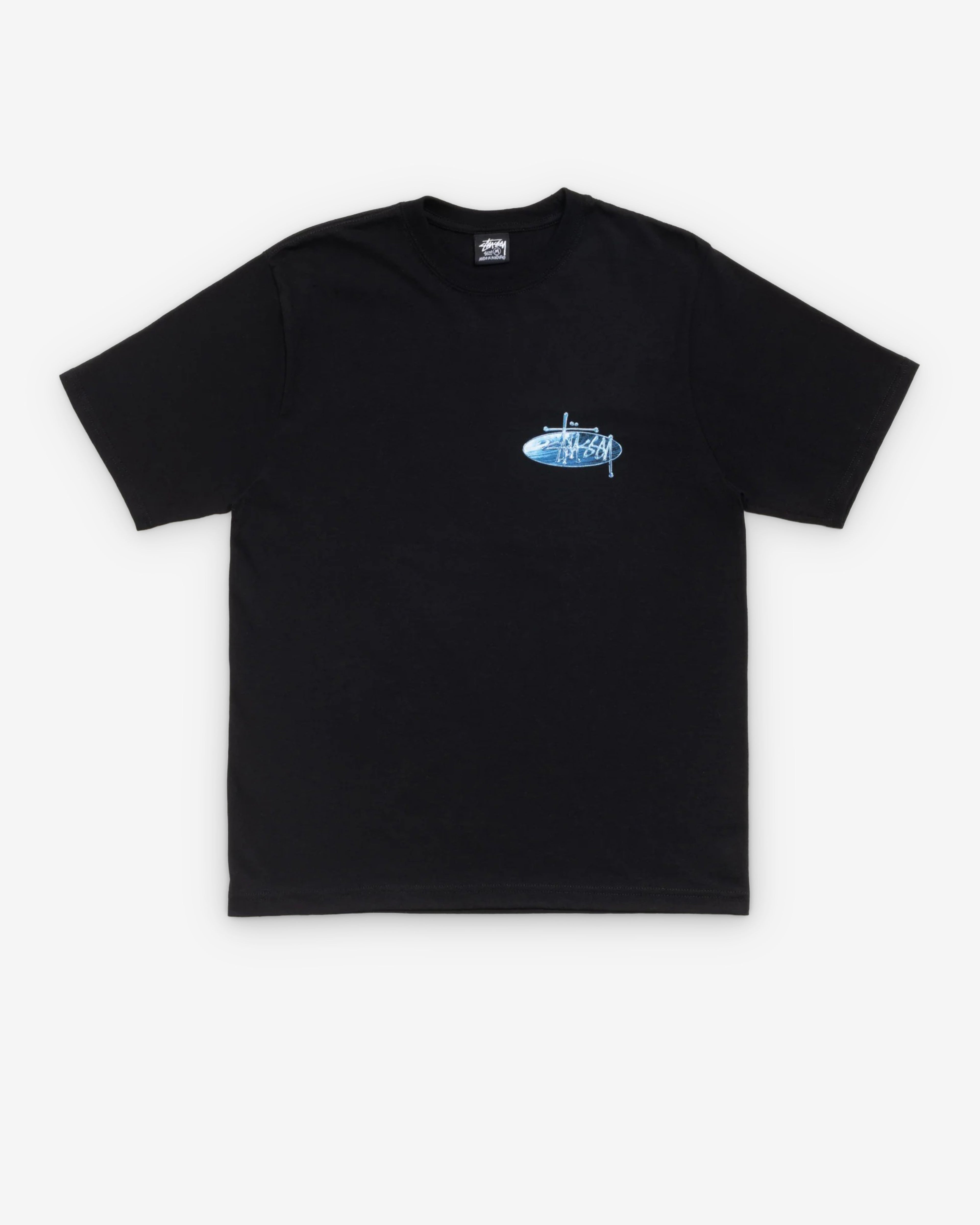 Stussy - Men's Wave Oval Tee - (Black)