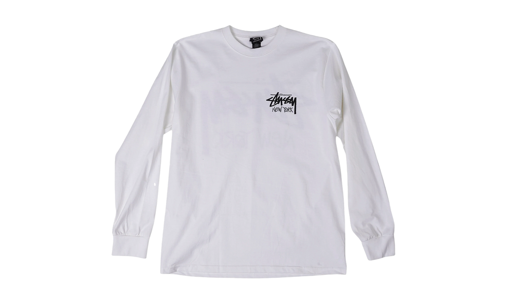 Longsleeve Tee "New York Exclusive - White" STUS11