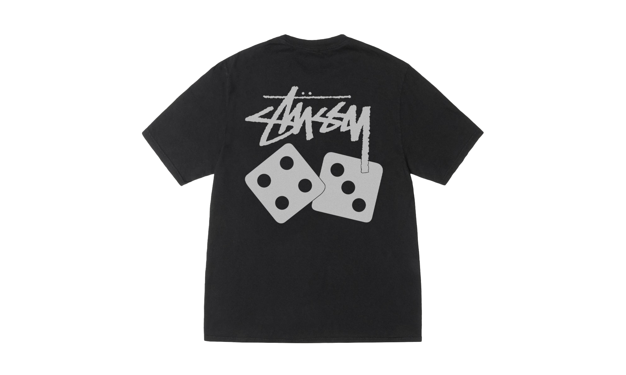 DICE TEE PIGMENT DYED "Black" STUS13